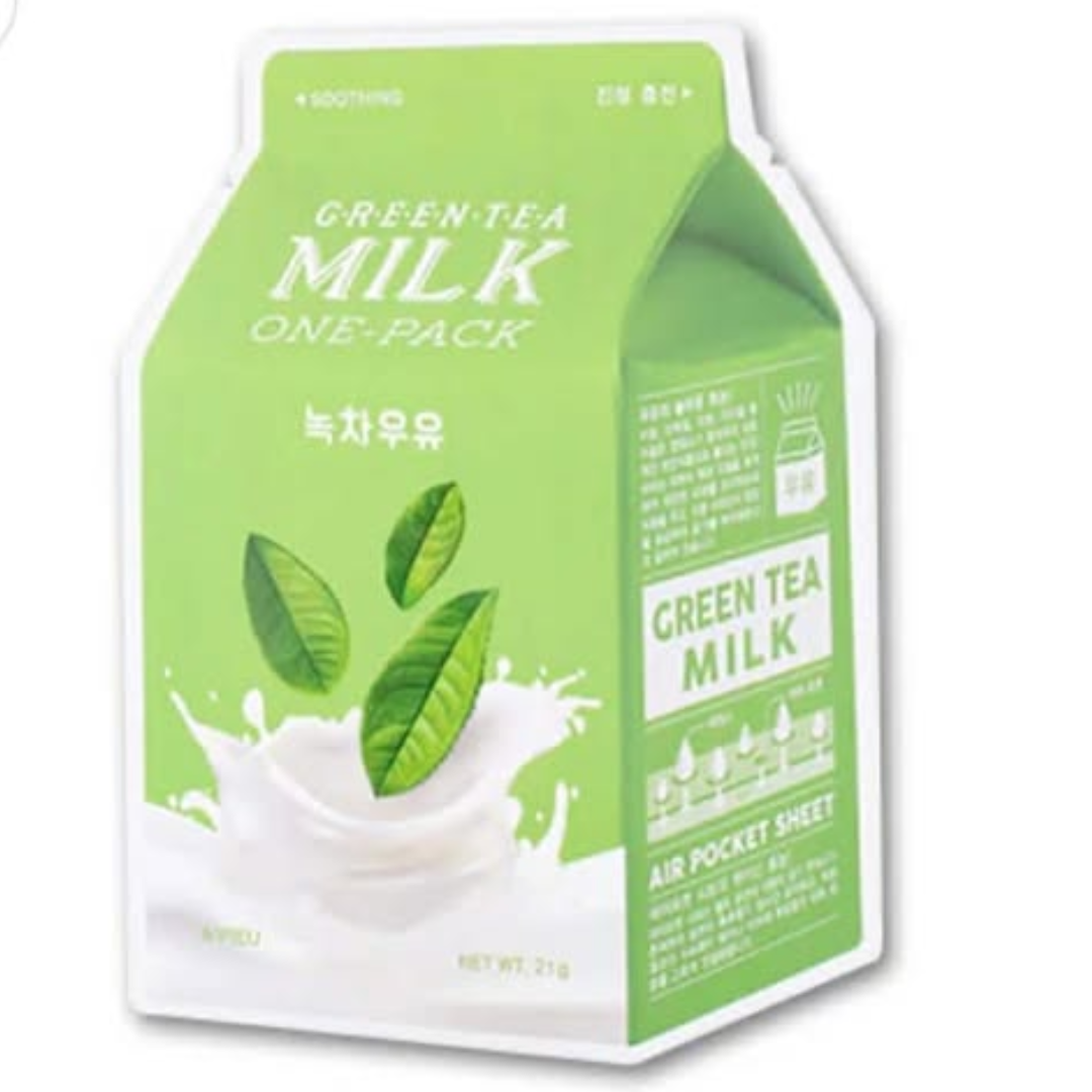 Green Tea Milk Sheet Mask