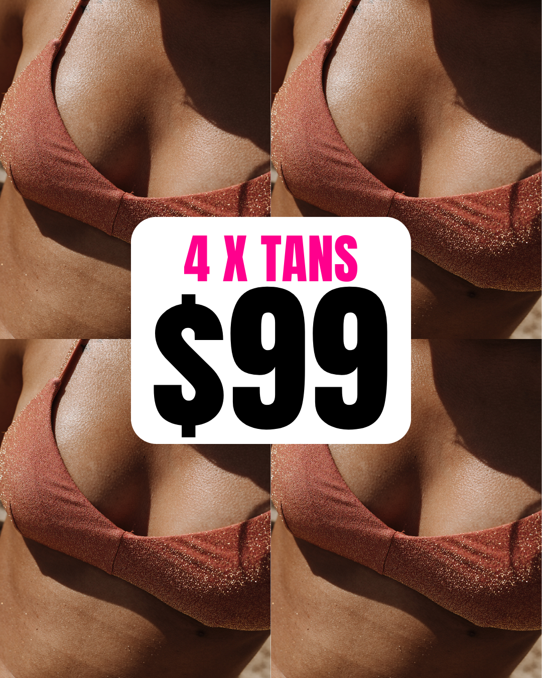 4 x Spray Tan Package
