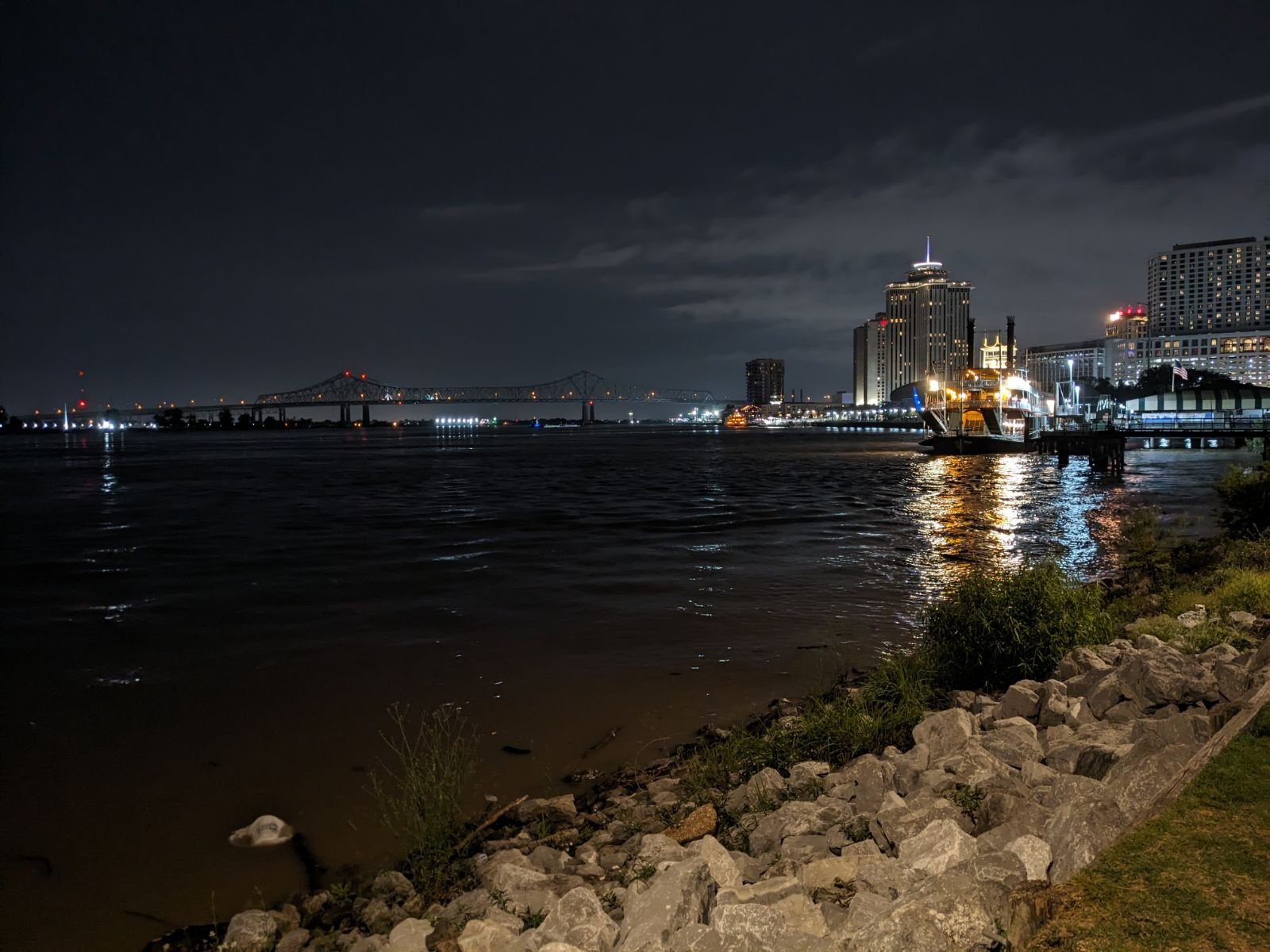 The Mississippi Shoreline, New Orleans, Louisiana