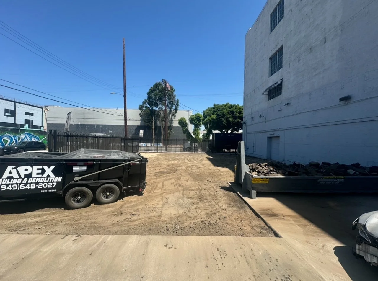 Apex hauling and demo job site 