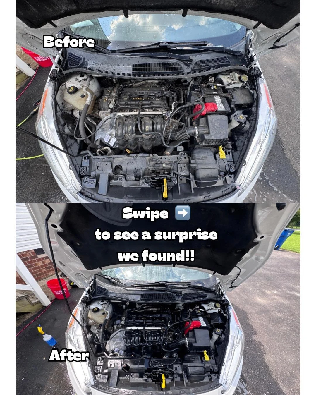 π¨ When you pop the hood for an engine bay detail and find… an OPEN FUSE BOX just chilling like it’s on vacation. π³
Don’t worry—we fixed it before the shampoo party started. β
Because at Comet Auto Detailing, we don’t