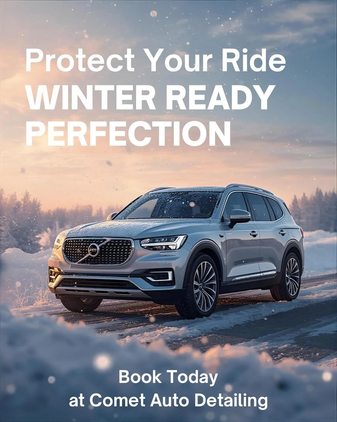 🚗❄️ Winter&rsquo;s Coming &mdash; Is Your Ride Ready? ❄️🚗

Don&rsquo;t let salt, slush, and grime destroy your vehicle&rsquo;s shine this season. At Comet Auto Detailing, we specialize in winter protection packages designed to keep your paint, whee