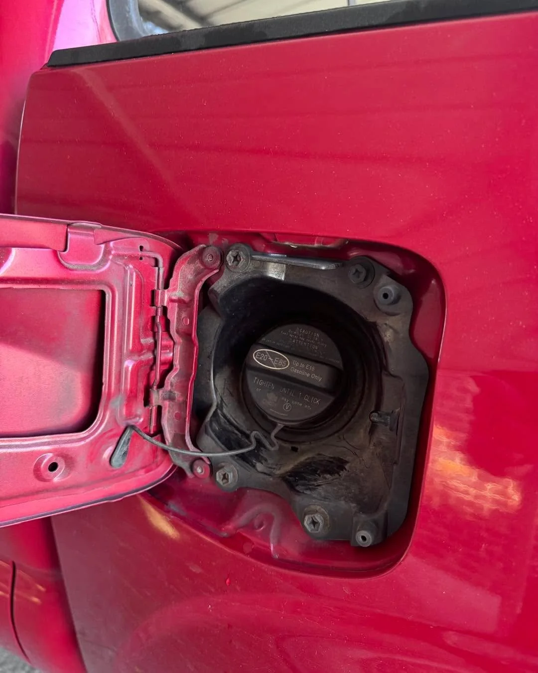 One of the most overlooked spots on a vehicle? The gas cap area. Dirt, fuel residue, and grime build up there over time &mdash; and most people never think to clean it.

At Comet Auto Detailing, we take care of the small details that make the whole v