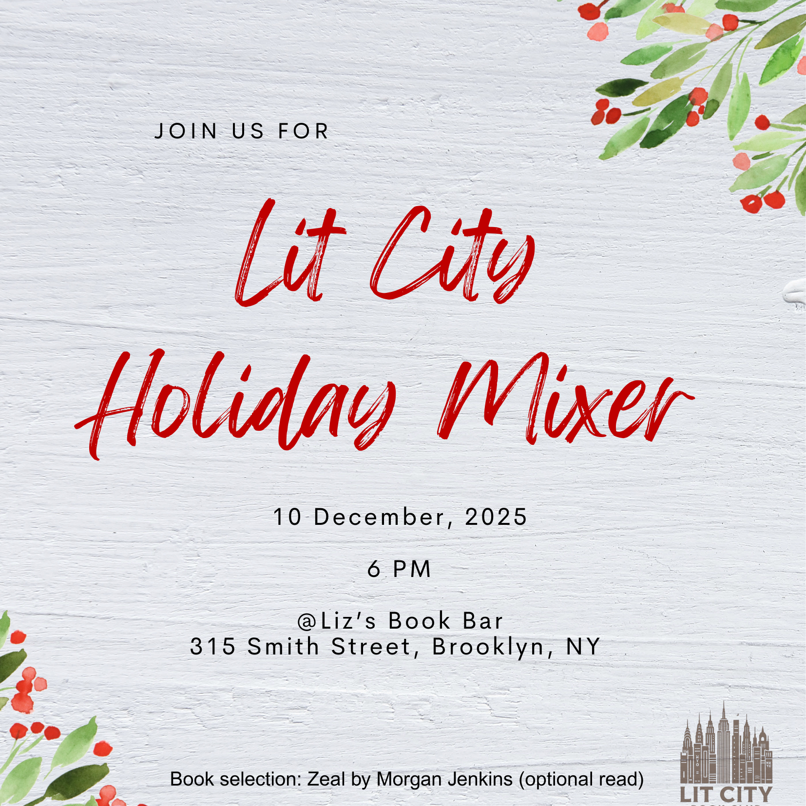 Lit City Holiday Mixer 