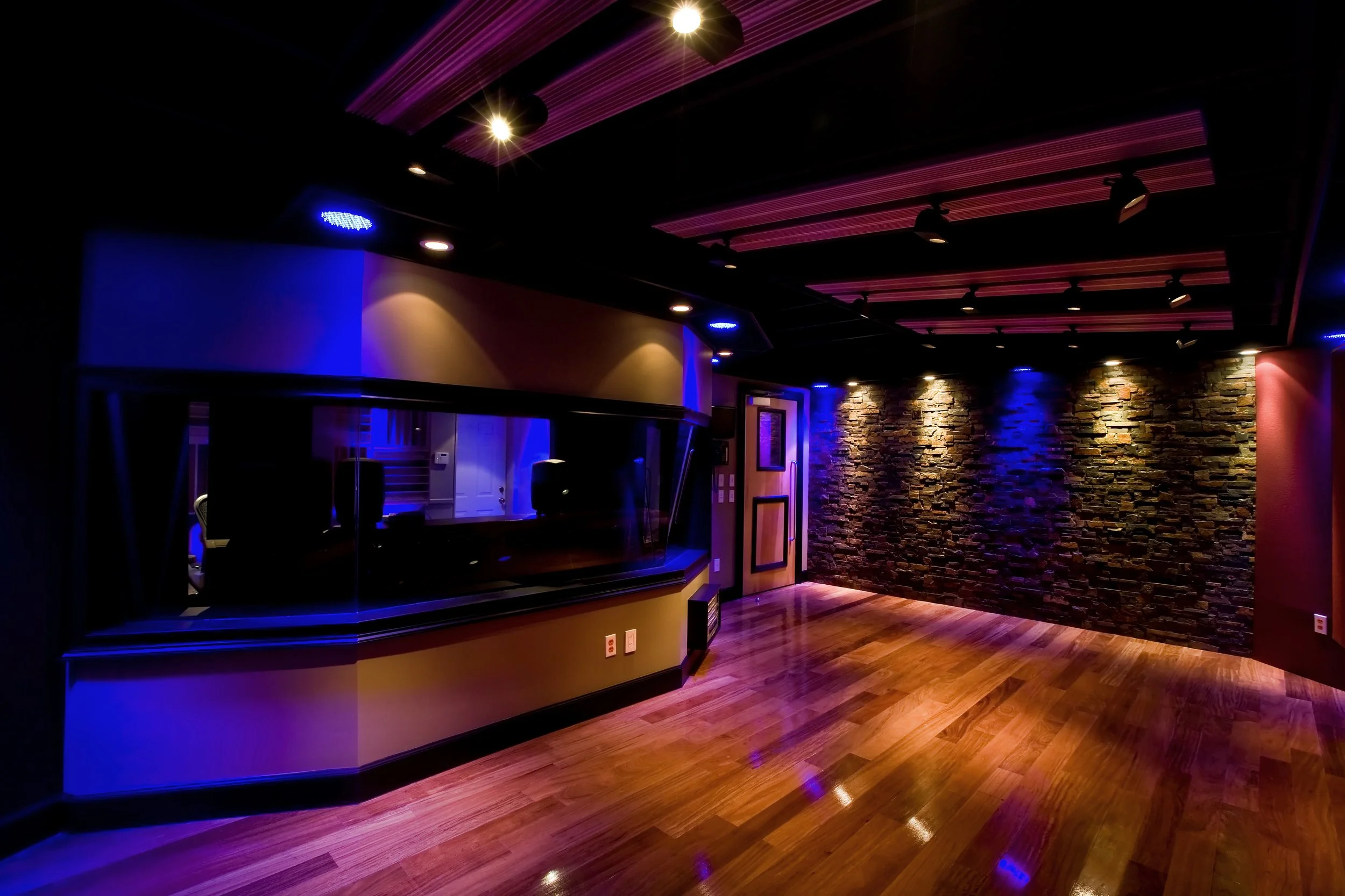 The original live room at Vanquish Studios featured in Mix Magazine's Coolest New Studios 2009.