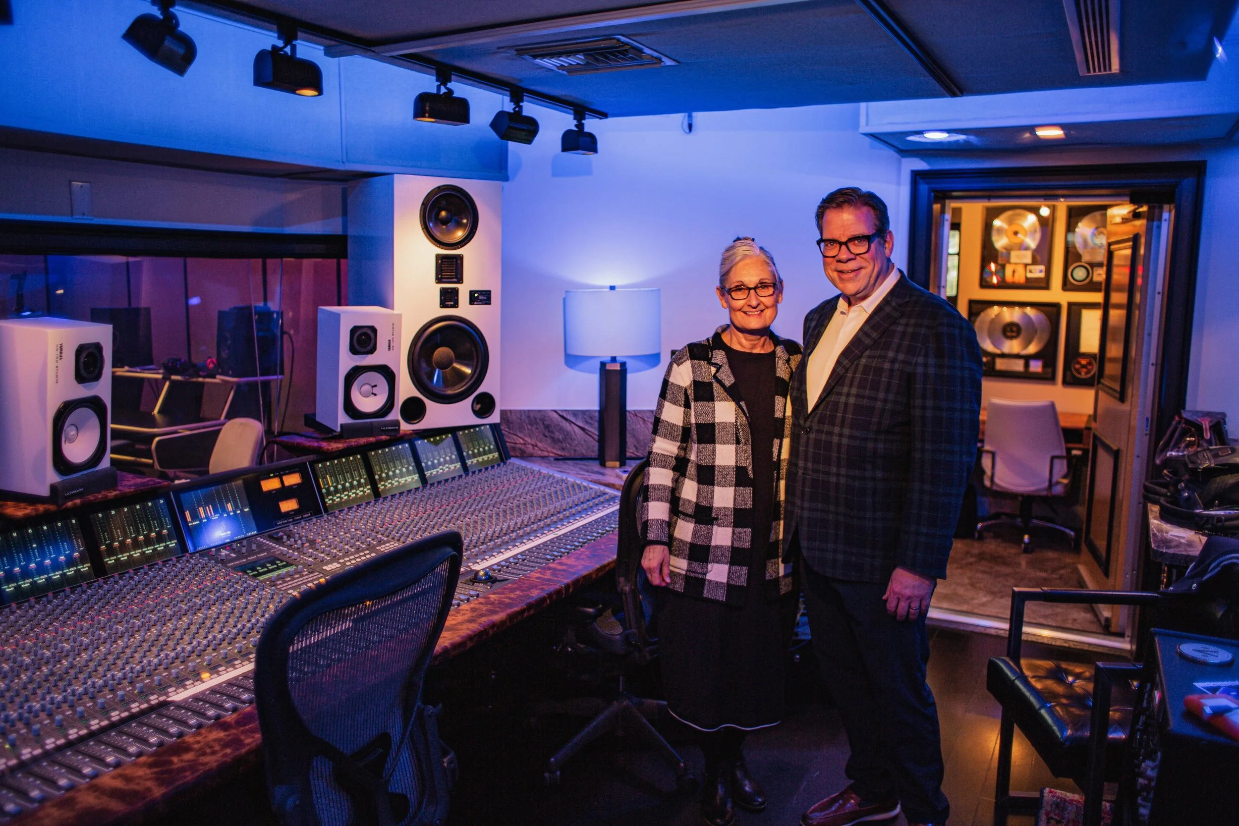 The Trimbles recording at Vanquish Studios