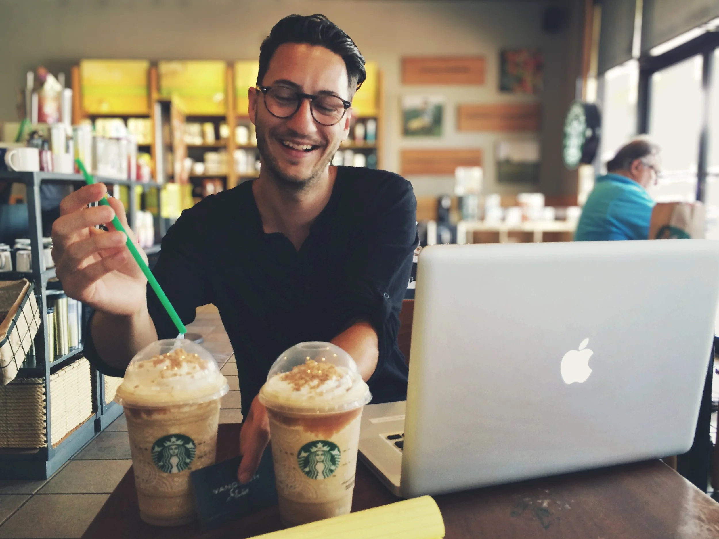 Mario Caroscio in meeting mode for Vanquish Studios planning. 