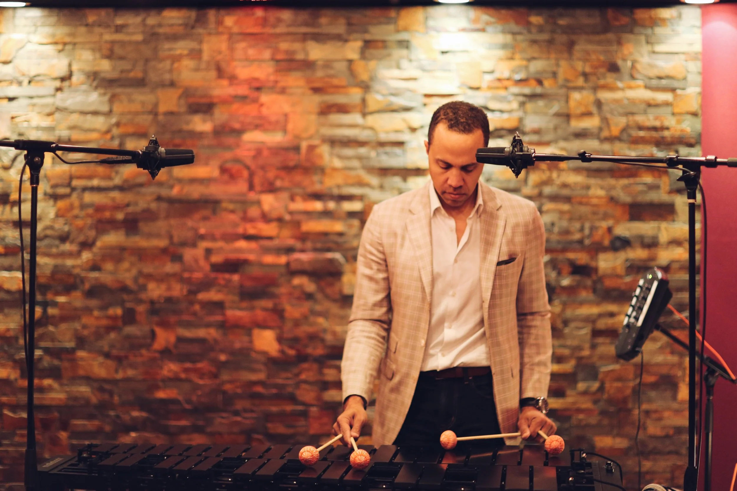 Drew Tucker recording at Vanquish Studios.