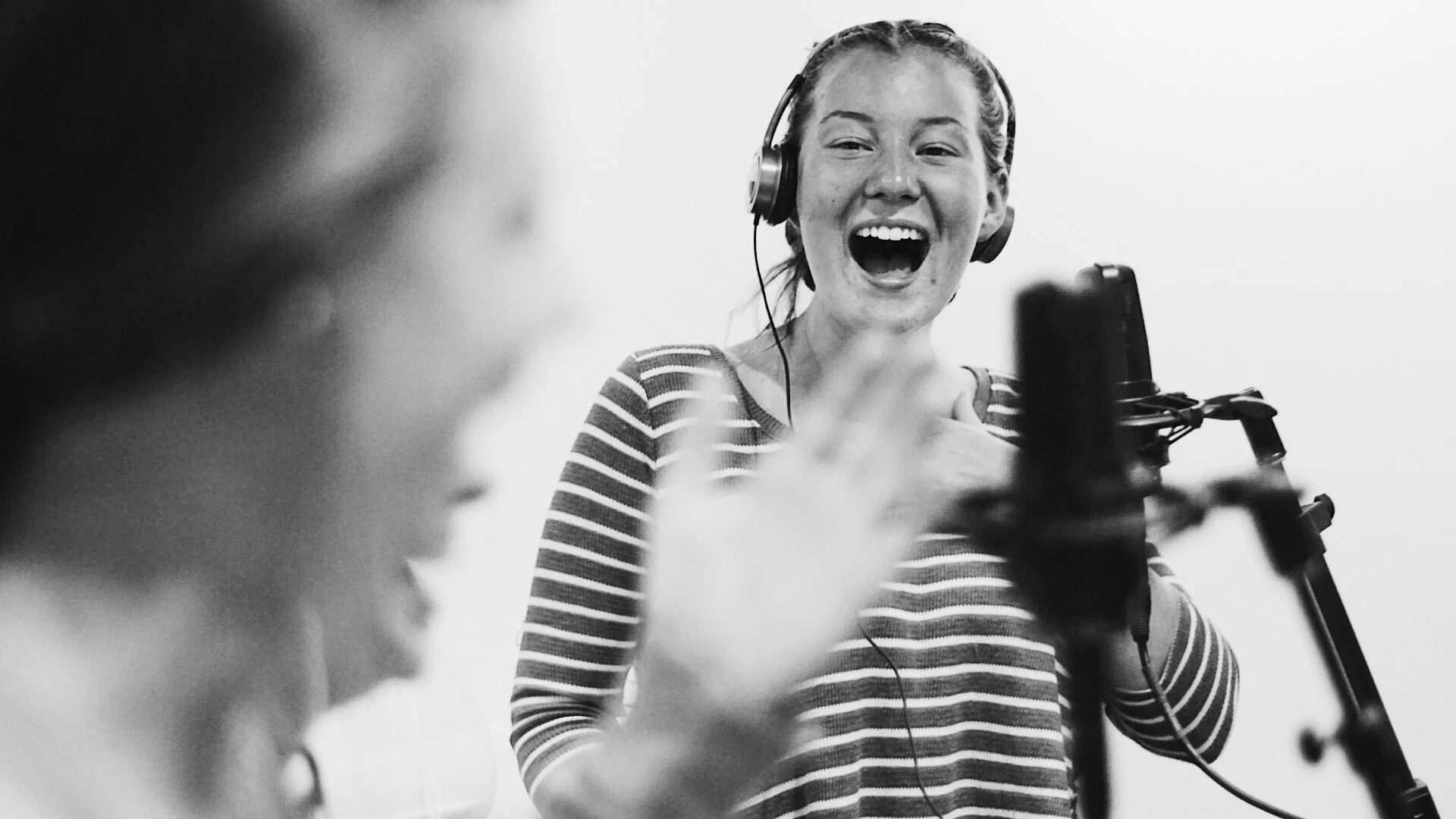 Mattoon Youth Choir recording their latest live recording album at Vanquish Studios. 