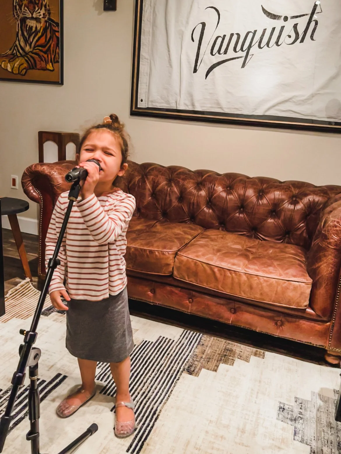 Sloane Salamida Singing at Vanquish Studios