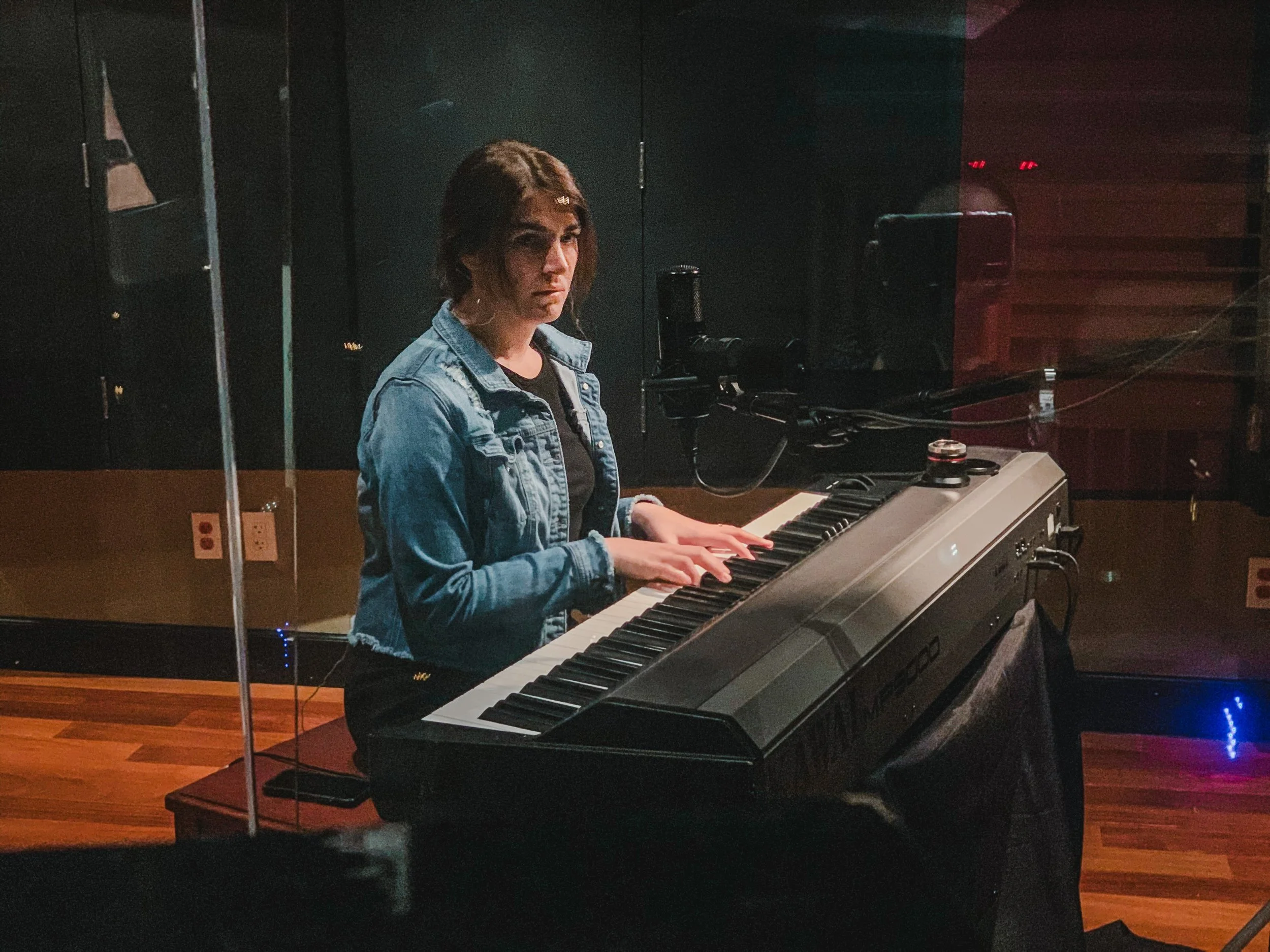 Elenee Young recording at Vanquish Studios all the way from Saskatchewan, Canada. Vanquish Records has been blessed to work with her on her music through the years.  