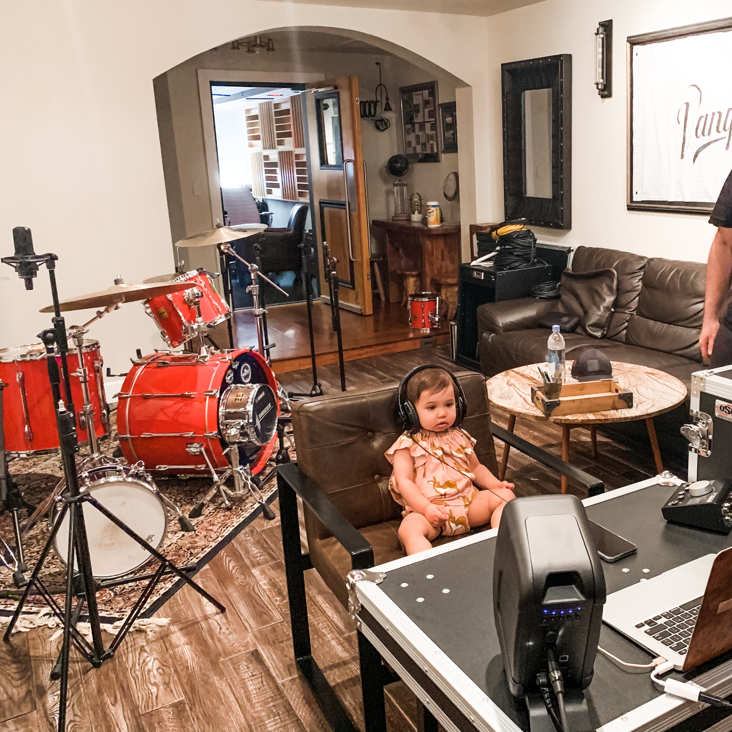 Sloane Salamida working at Vanquish Studios 