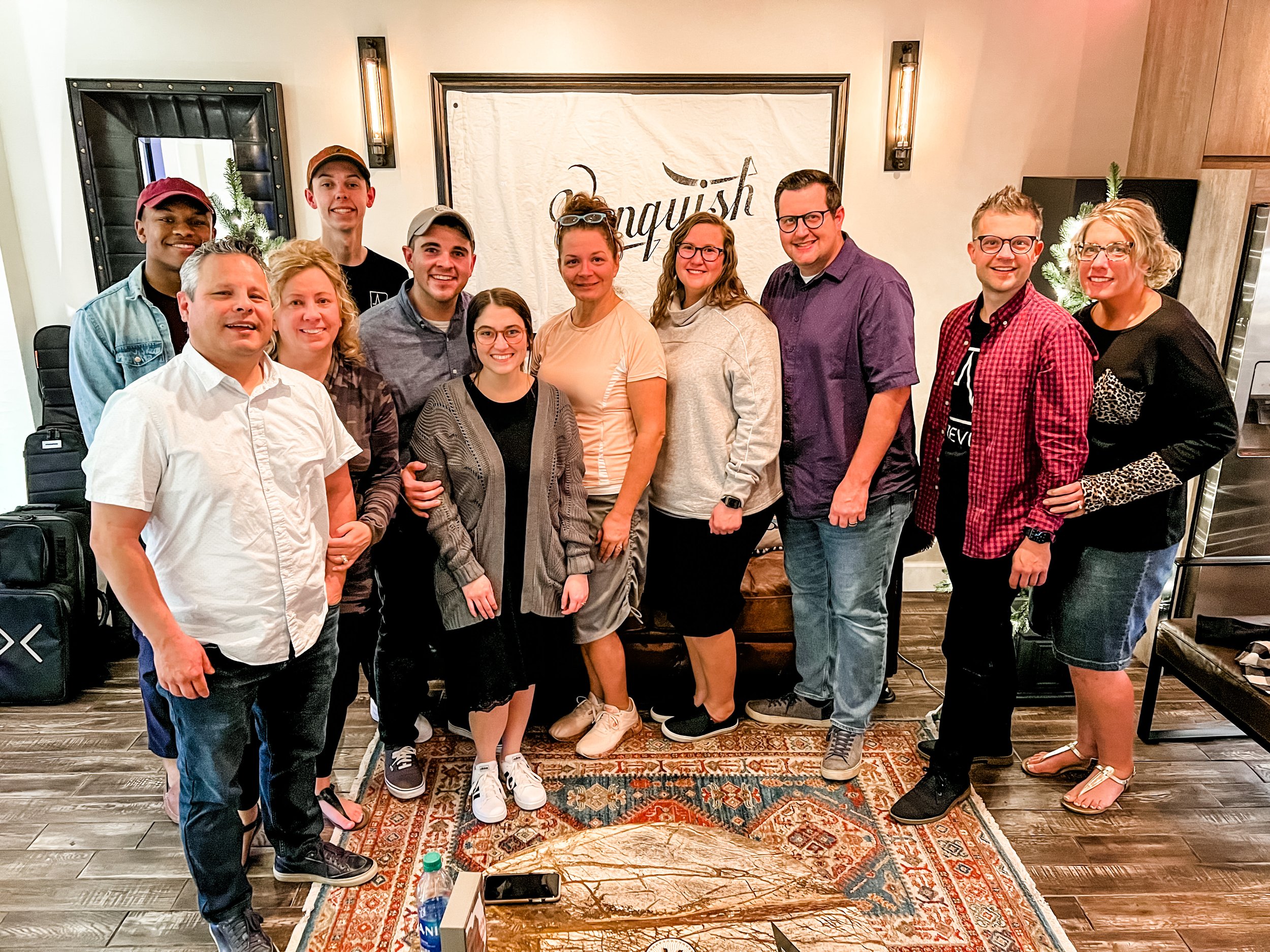 The Goodlettsville Pentecostal Church at Vanquish Studios recording their EP. The team traveled from Nashville Tennessee to work at Vanquish Studios.  
