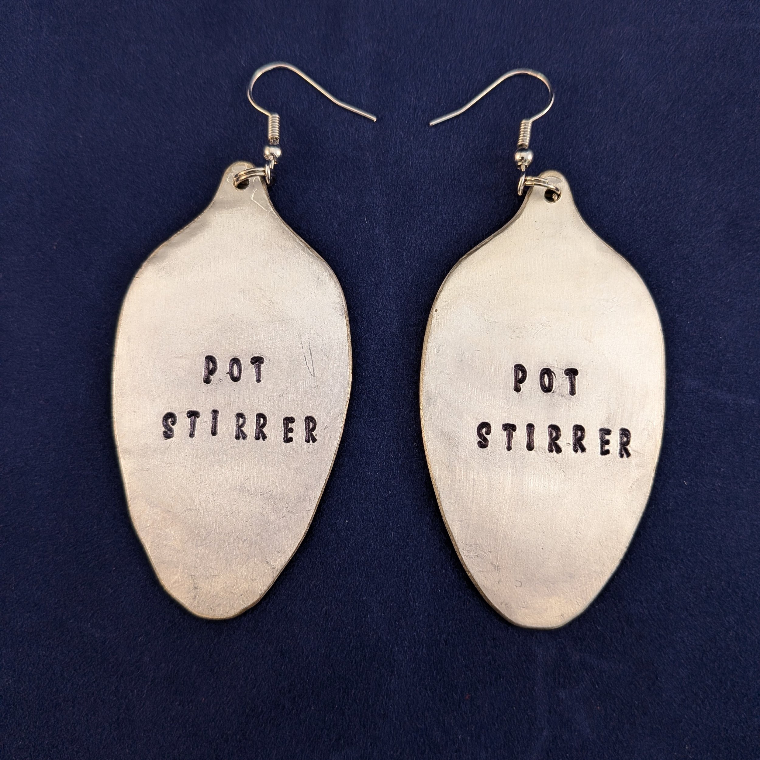 Pot Stirrer Spoon Earrings