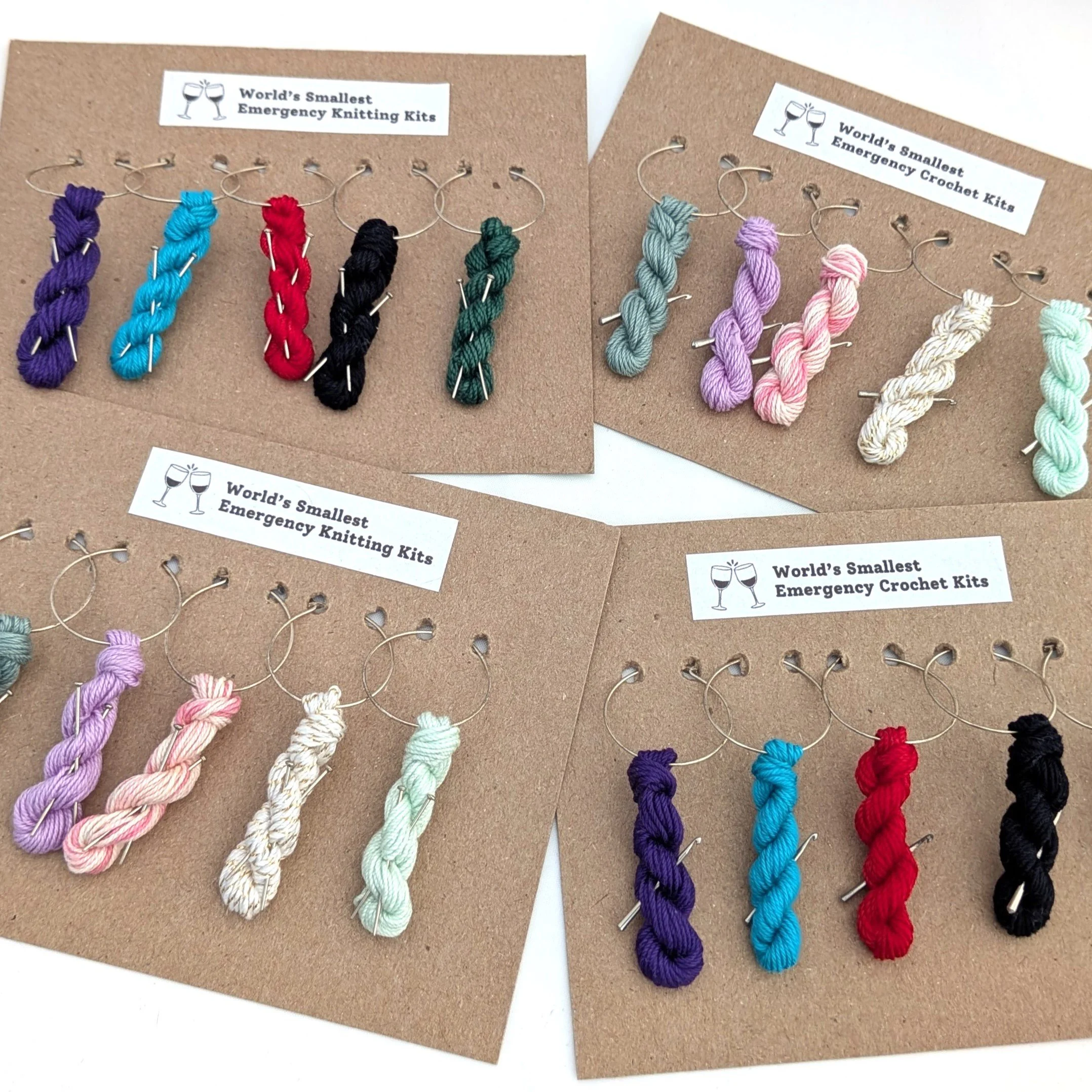 Tiny Emergency Stitch Kit Wine Charms