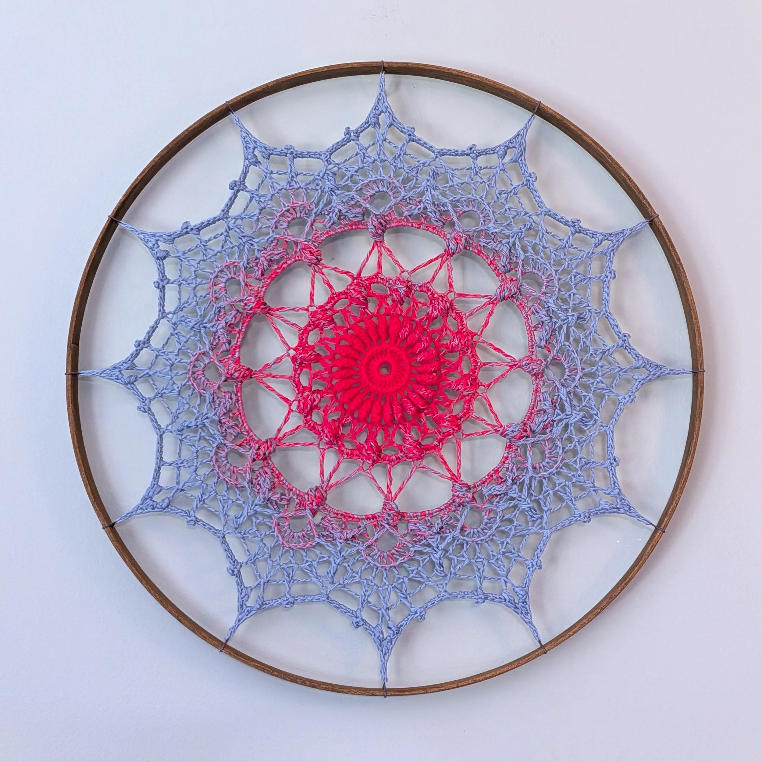 "Hibiscus Holly" Wall-Hanging