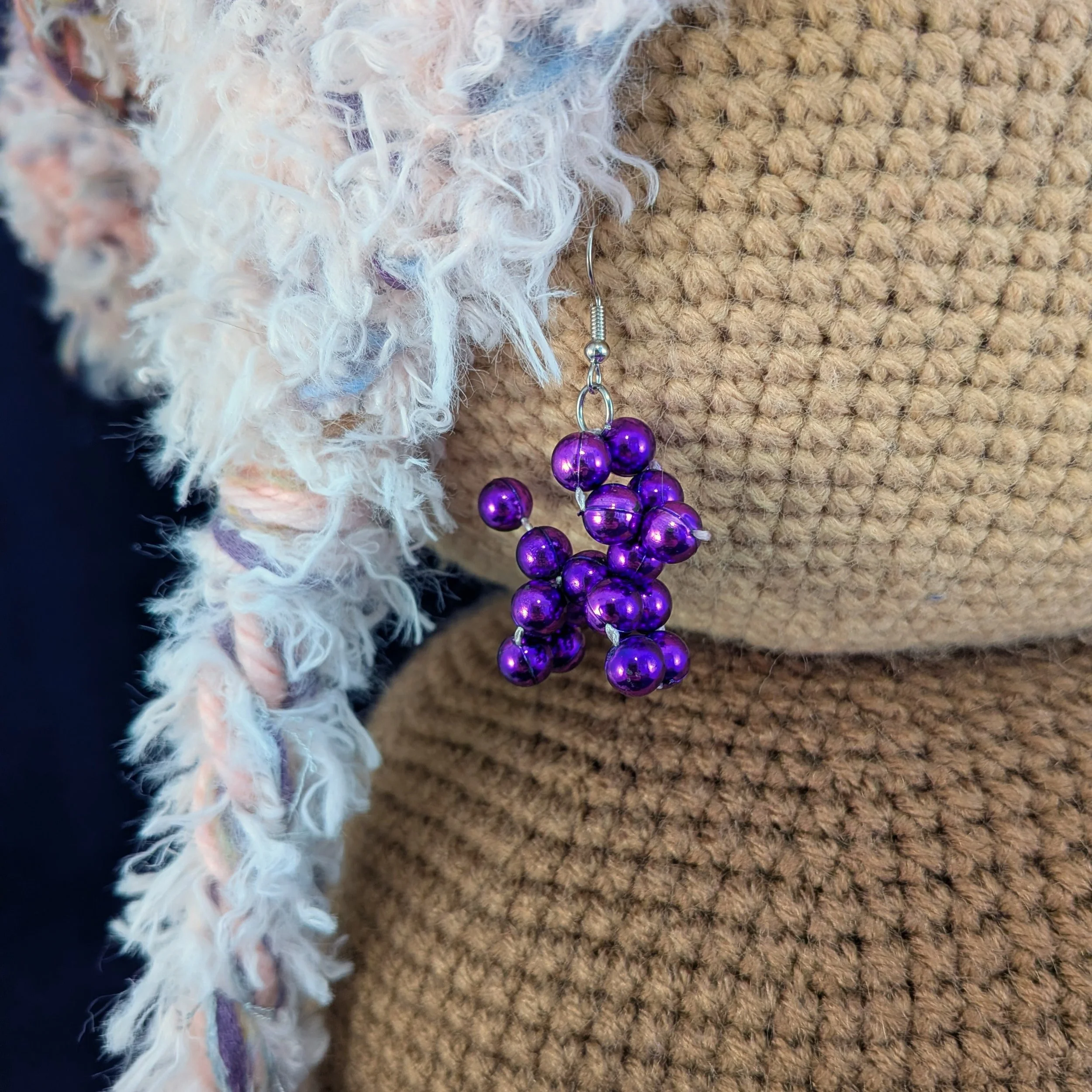 Multicolor Balloon Dog Earrings