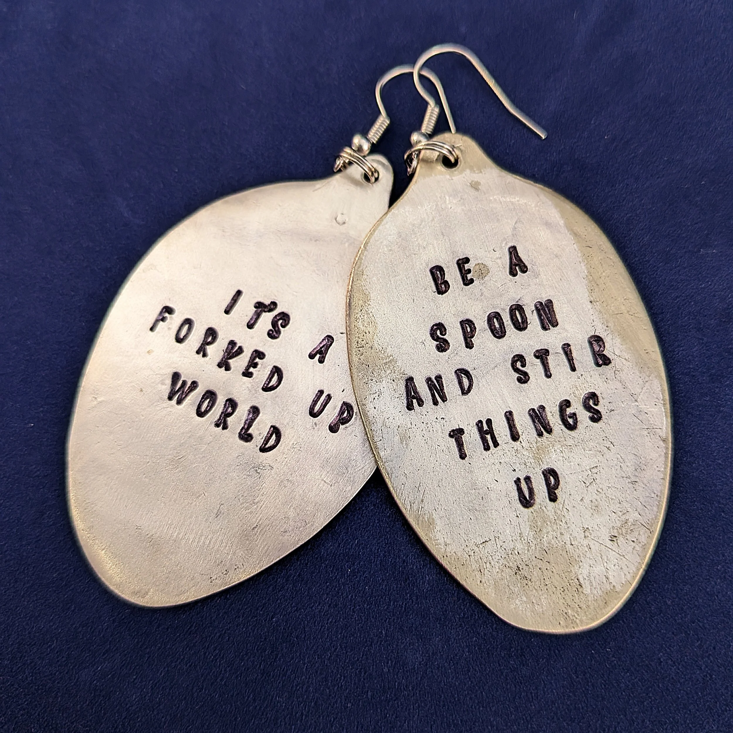 Forked Up Spoon Earrings