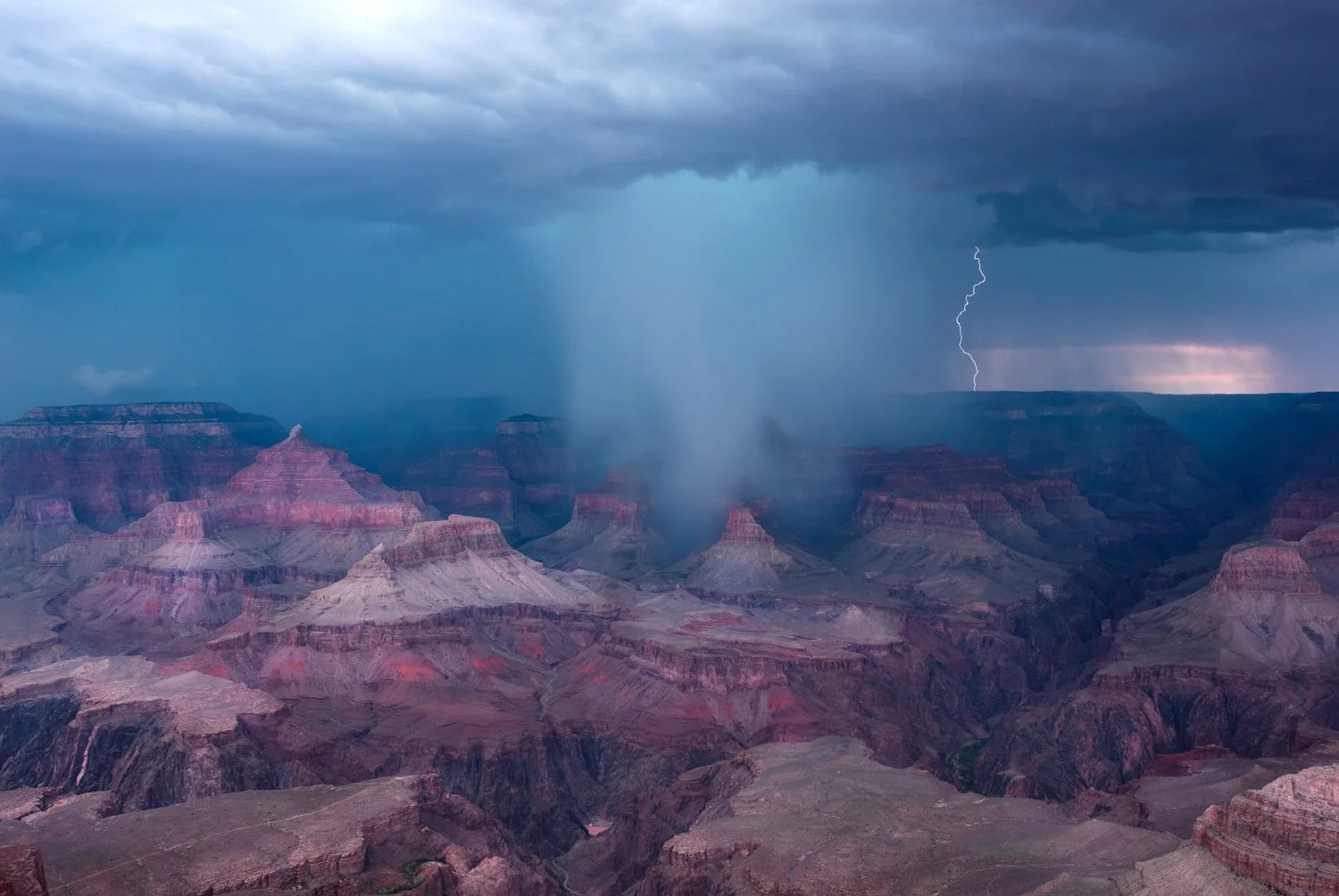 Grand Canyon Thunderstorm Art Print