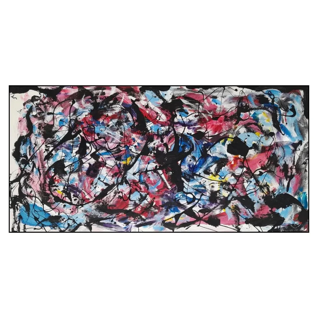 This sat in my room for 2 years before I added the black in one day. Hesitation is a nightmare.