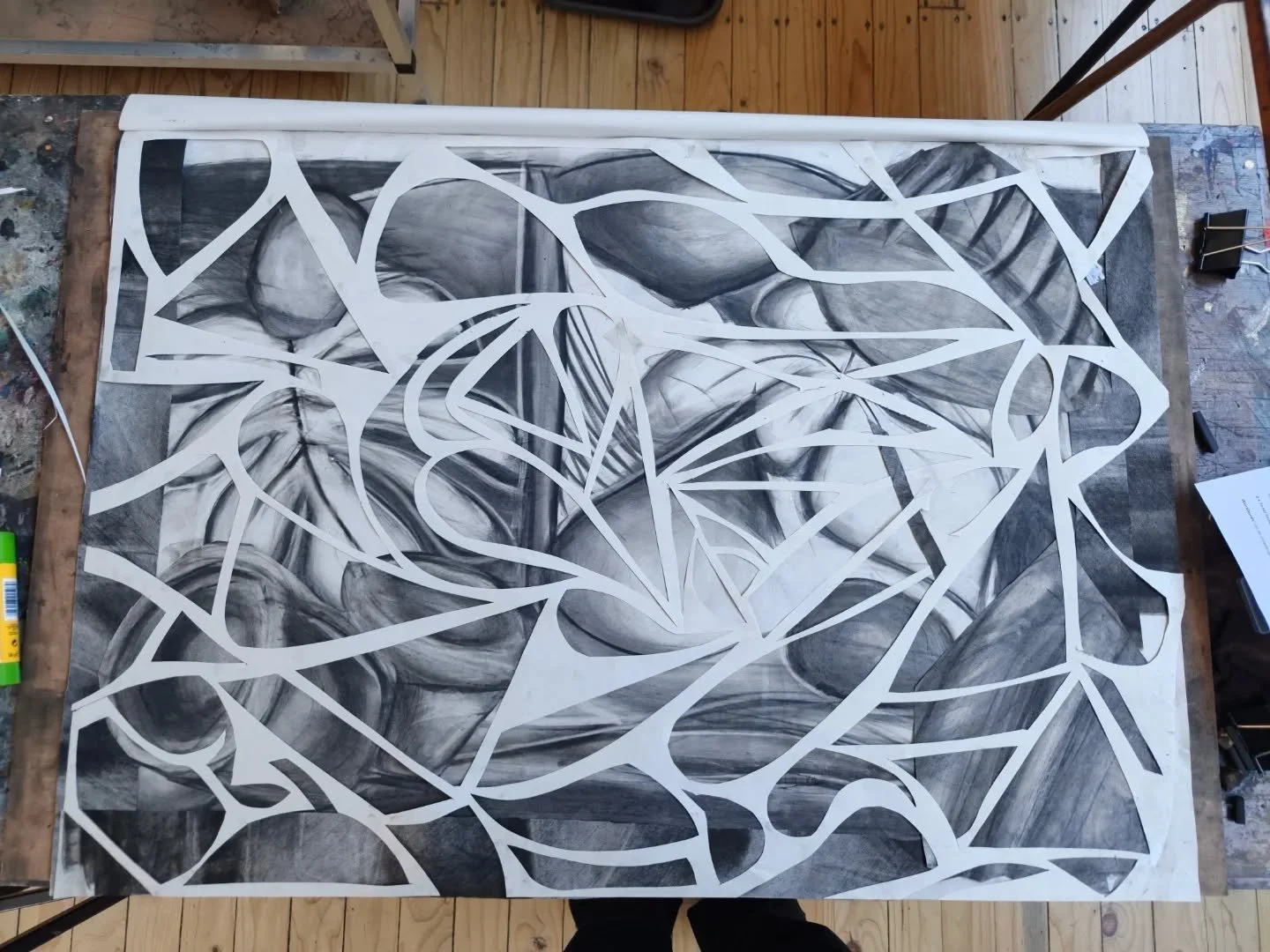 February. Art teacher wanted still life.. Whoops sorry boss, how about some abstraction?