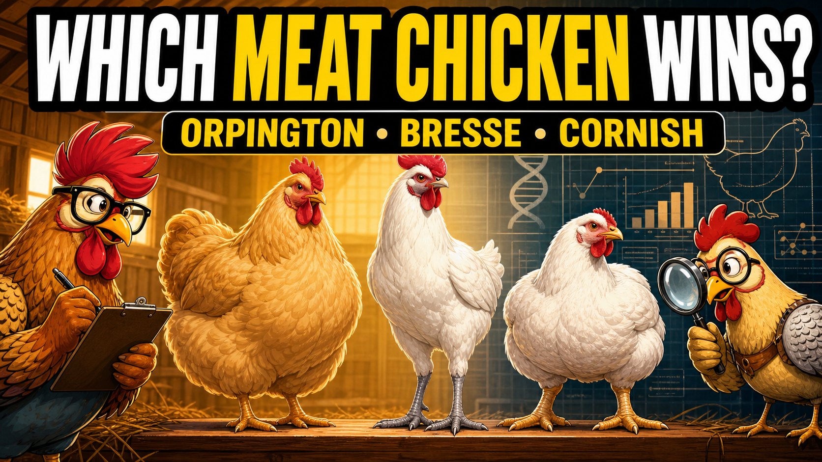 American Bresse vs. Orpington vs. Cornish Cross: Which Meat Chicken Is Best?