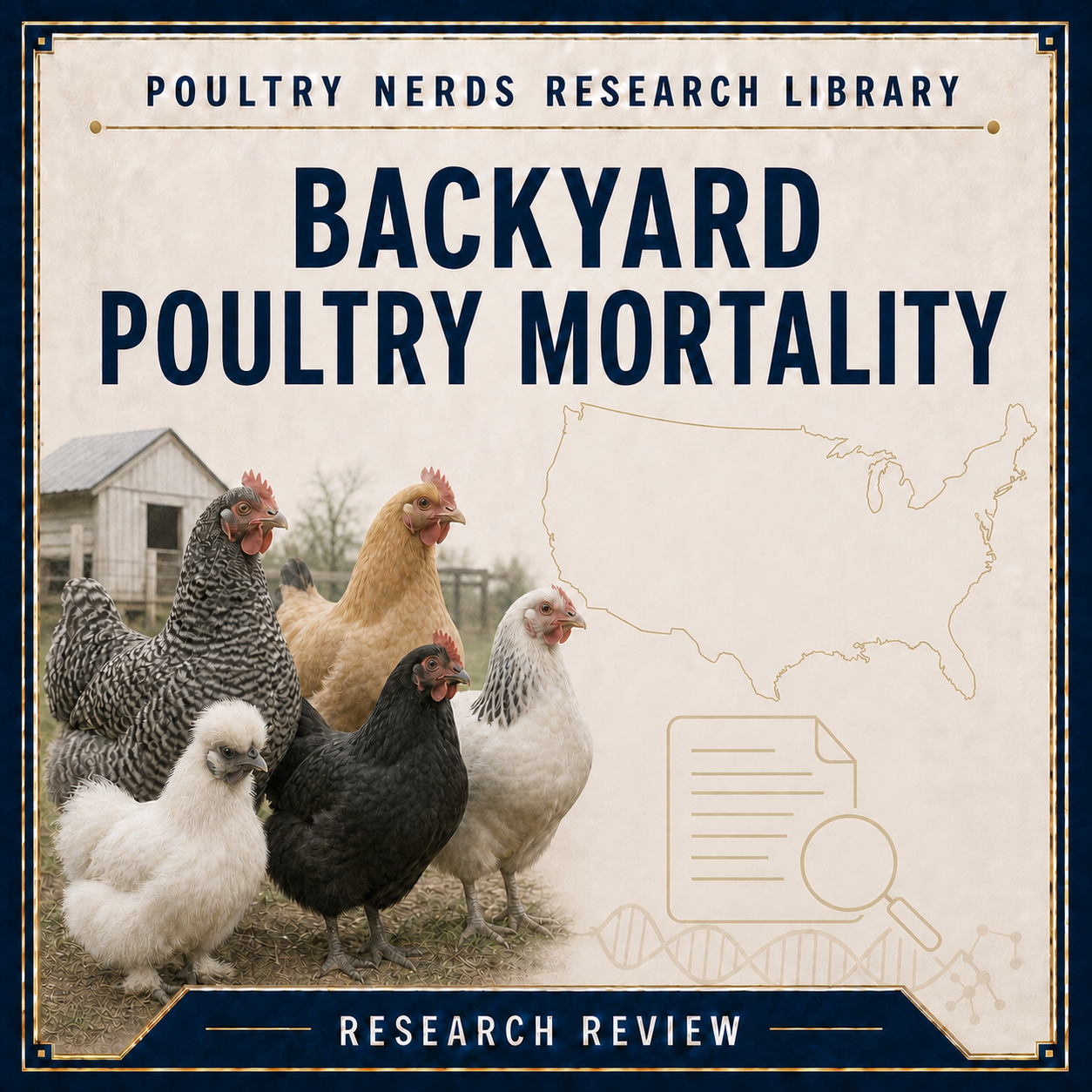 Causes of Mortality in Backyard Poultry in Eight States in the United States