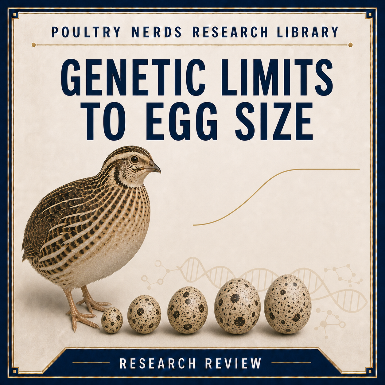 In Search of Genetic Constraints Limiting the Evolution of Egg Size