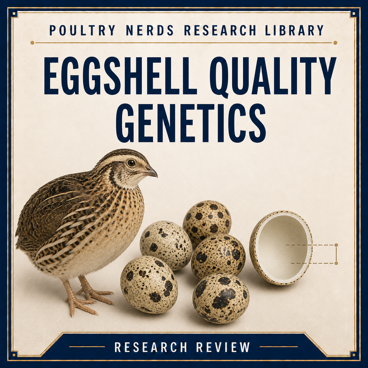 Eggshell Quality Genetics in Japanese Quail: Heritability and Breeding Research Review