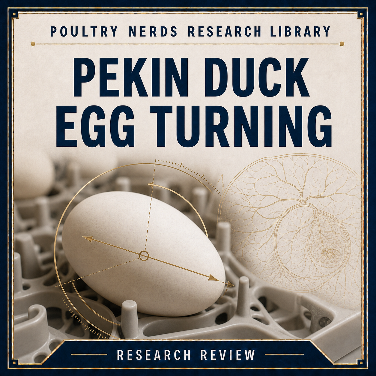 Optimizing Egg Turning Angle to Improve Pekin Duck Hatchability