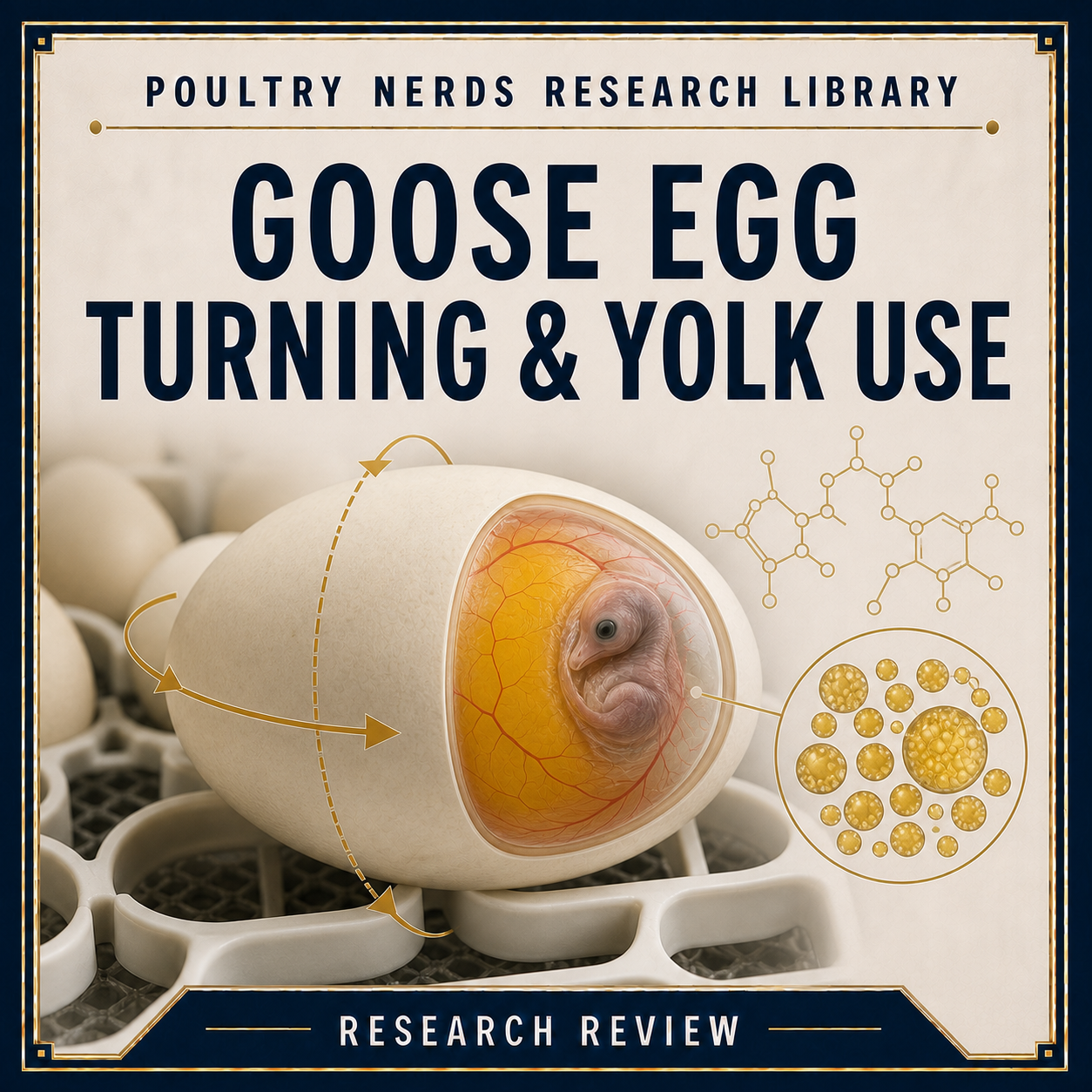 How Wider Egg Turning Improves Yolk Use and Goose Embryo Development