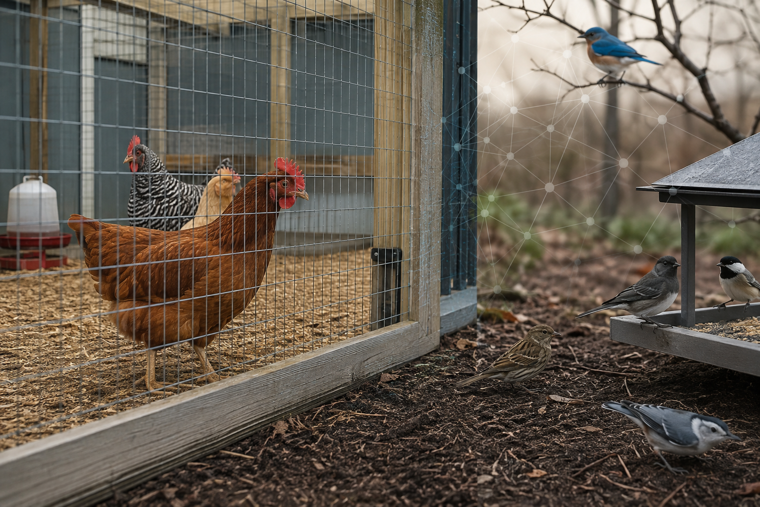 Backyard Chickens, Wild Birds, and Disease Risk