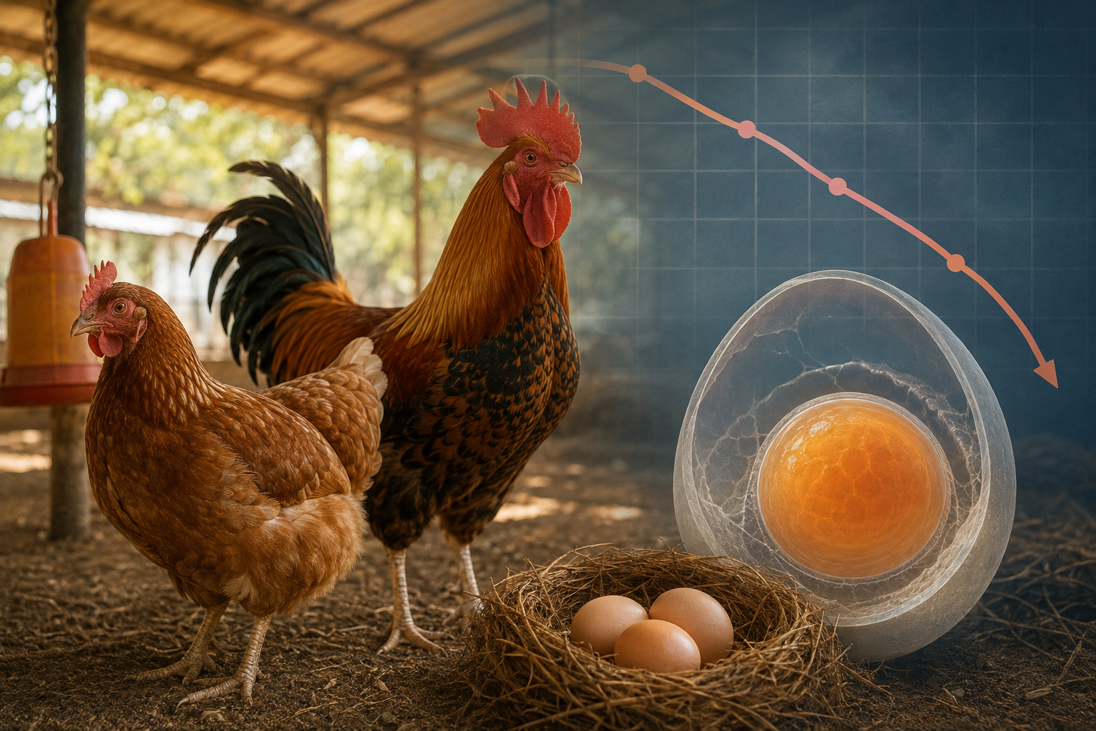 How Heat Stress Changes Poultry Production, Fertility, and Egg Quality