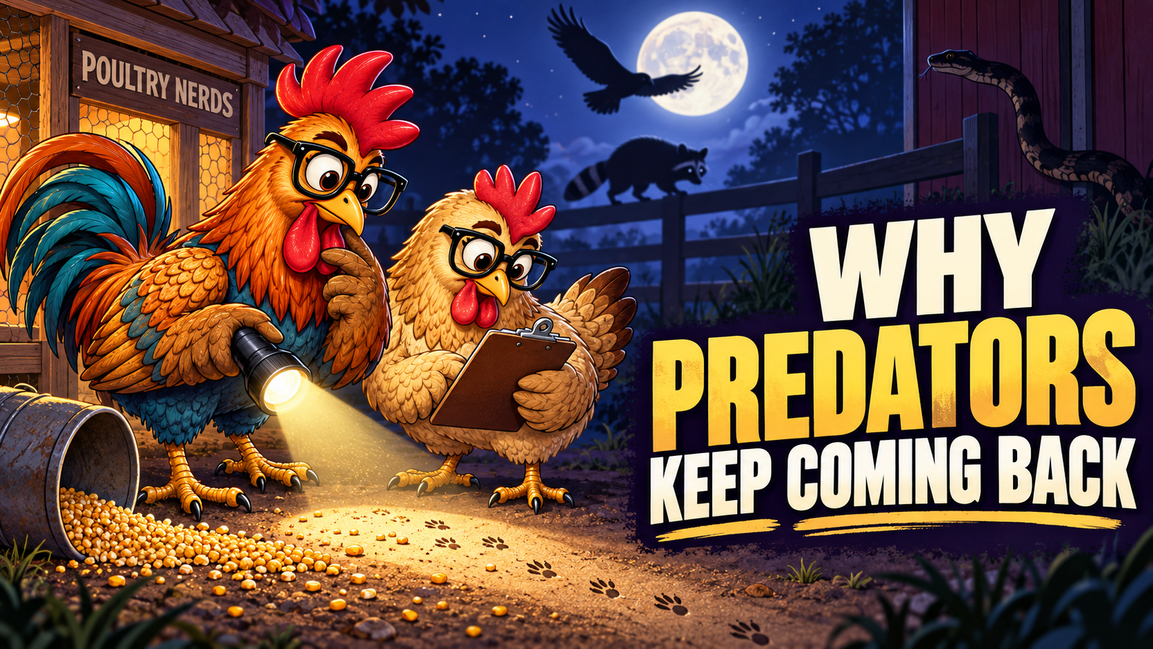 Why Predators Keep Showing Up Around Poultry