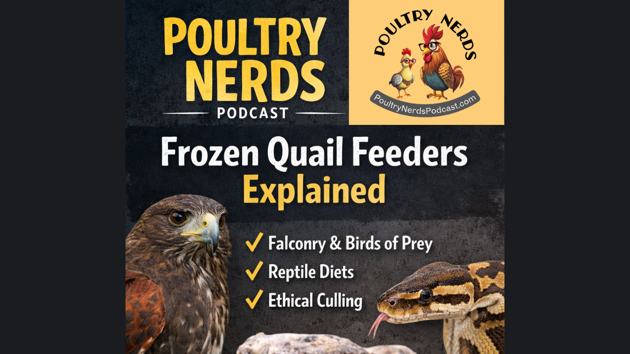 Why Frozen Quail Feeders Are Used in Falconry and Reptile Diets
