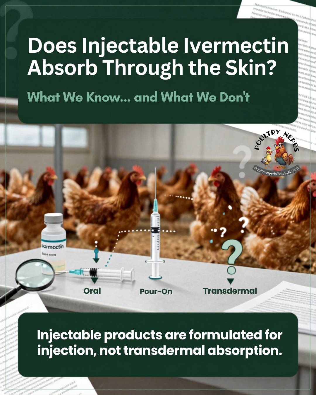Does Injectable Ivermectin Absorb Through the Skin?