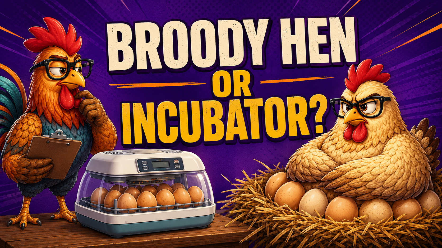 Broody Hens vs. Incubators: Two Ways to Hatch Chicks, Two Very Different Management Jobs