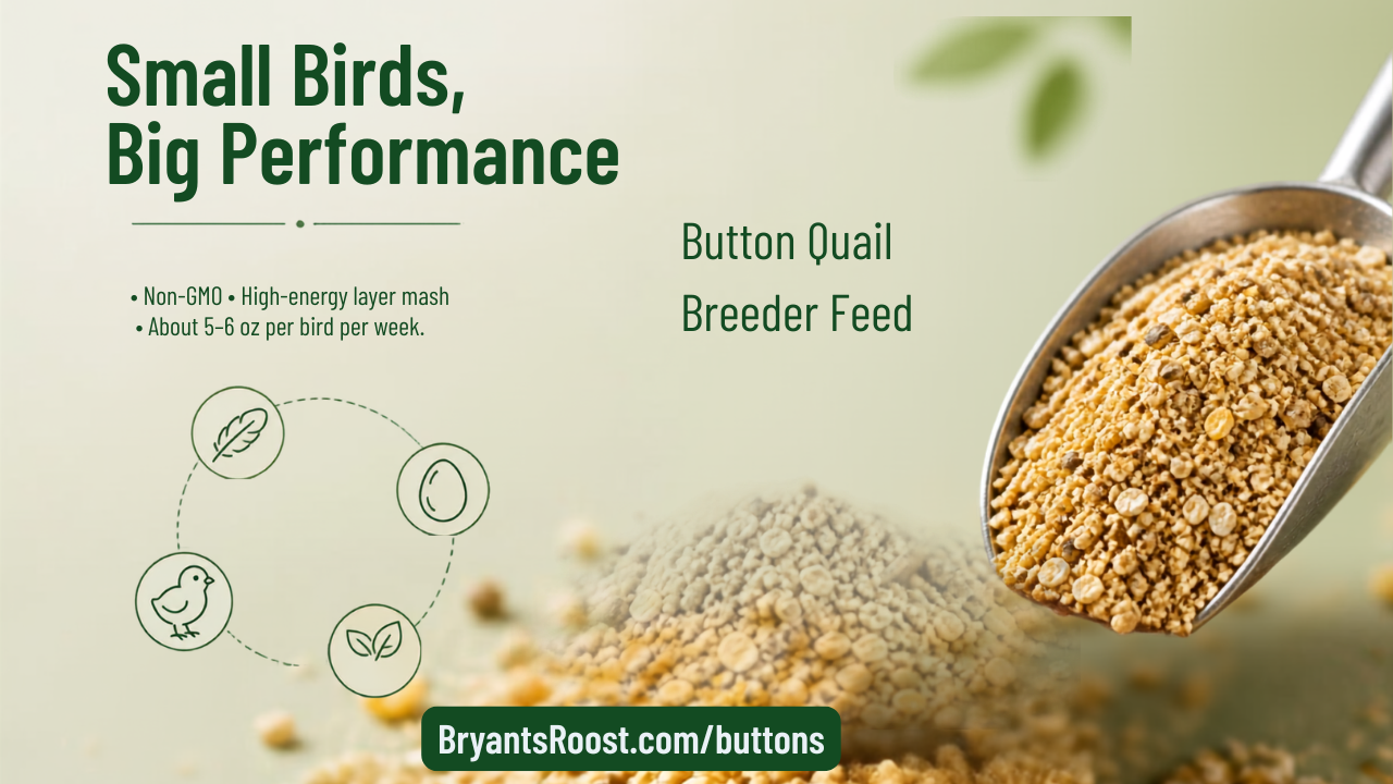 button quail nutrition