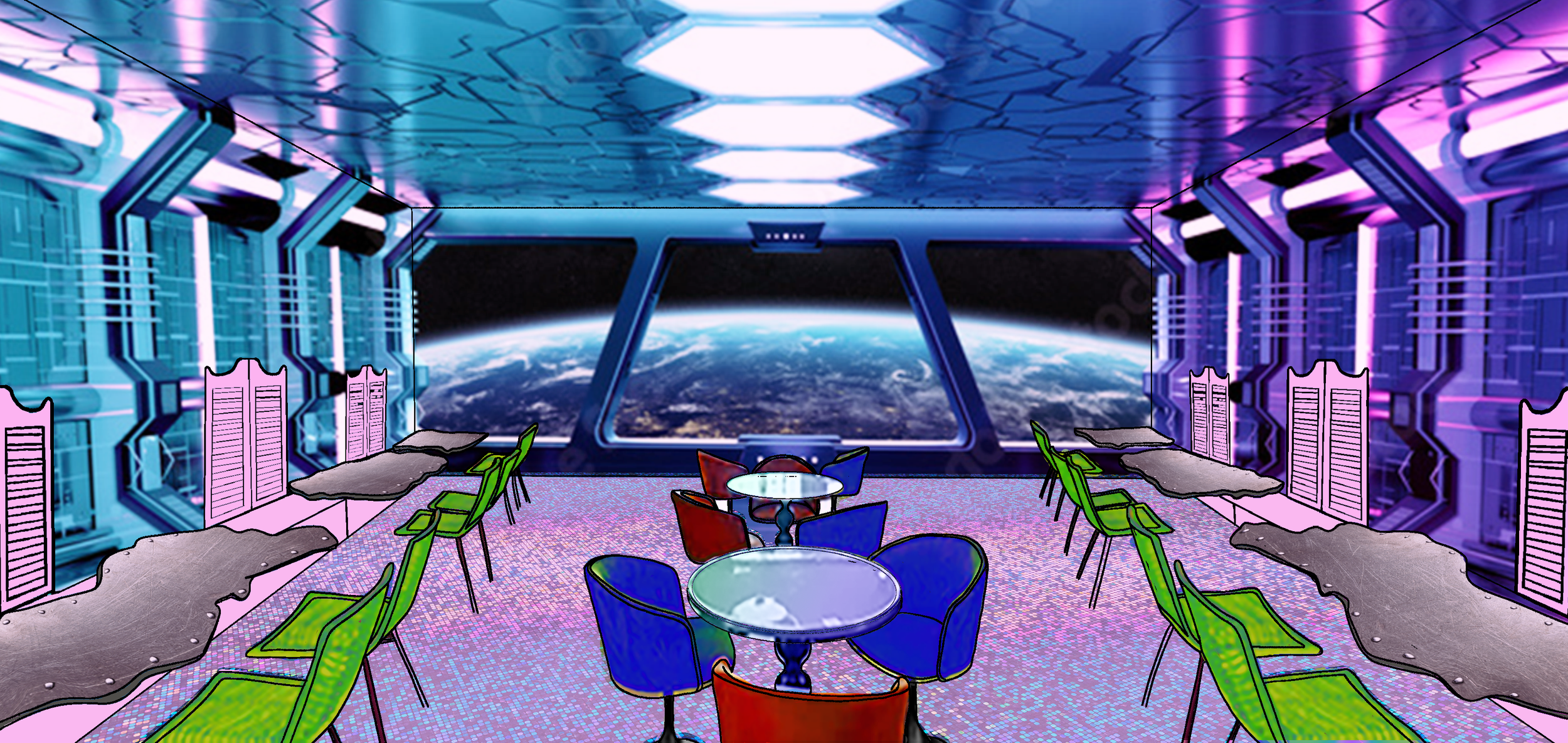 Space Saloon cocktail bar