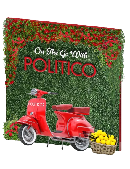 2023 theme: Tuscany, photo op wall rendering