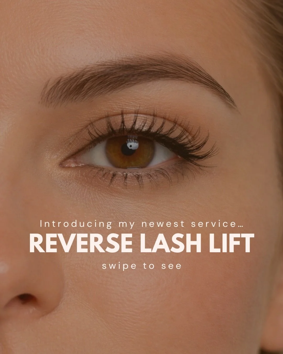 Introducing my newest service&hellip;
✨Reverse Lash Lift✨

For the girls who are tired of looking awake, this treatment gives your lashes a soft, downward bend for that effortless, &ldquo;I didn&rsquo;t sleep&rdquo; look.

Pairs perfectly with under-