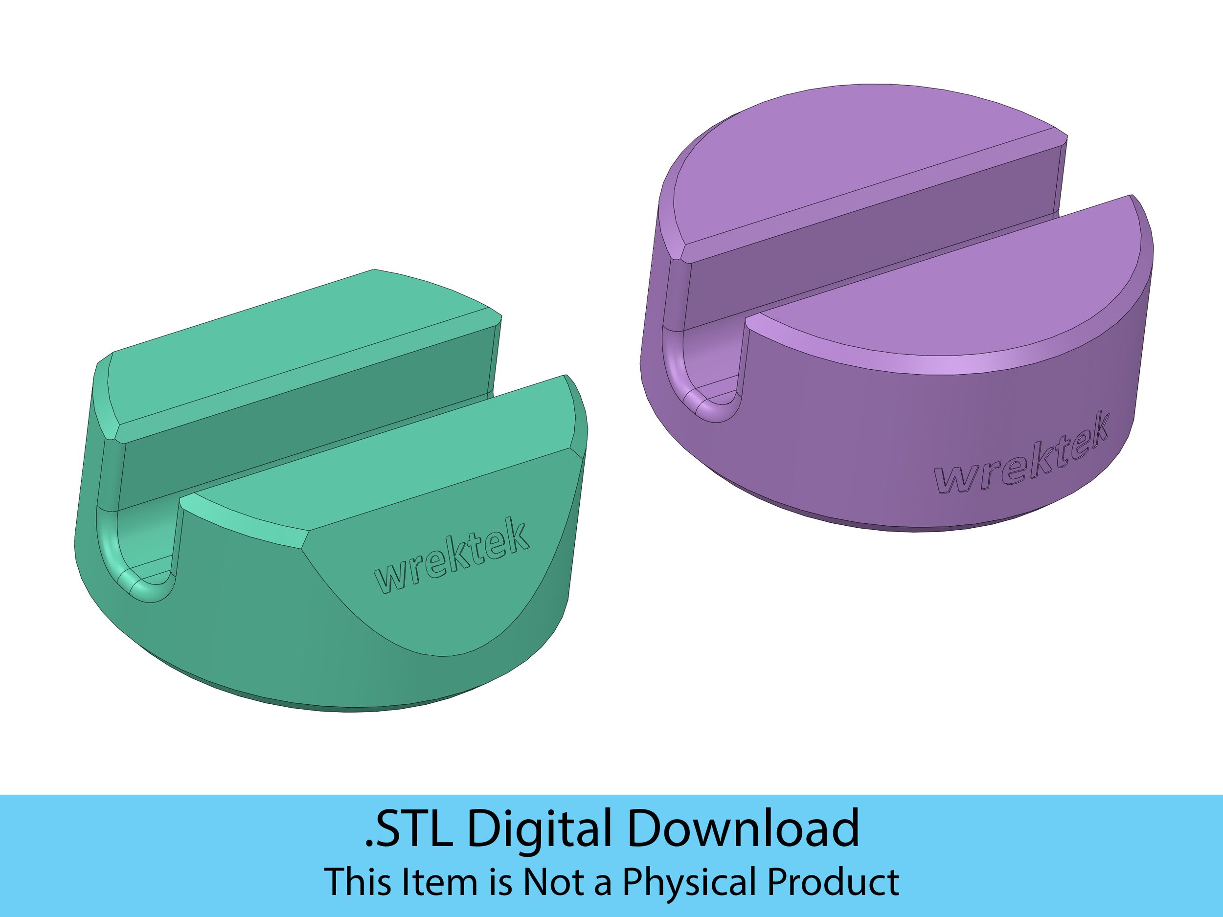 3D Printed Subaru Floor Jack Pad STL Download