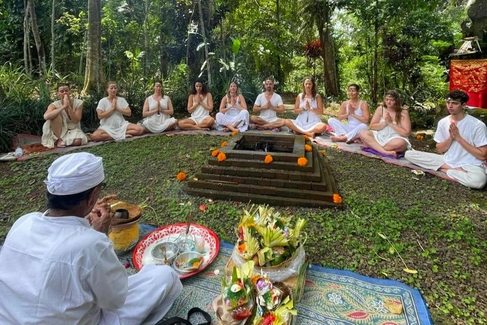 Graduation ceremony and student testimonials at SKY Yoga and Meditation, the best Yoga school in Bali offering the most authentic Yoga Teacher Training programs rooted in traditional Hatha Yoga practice and philosophy.