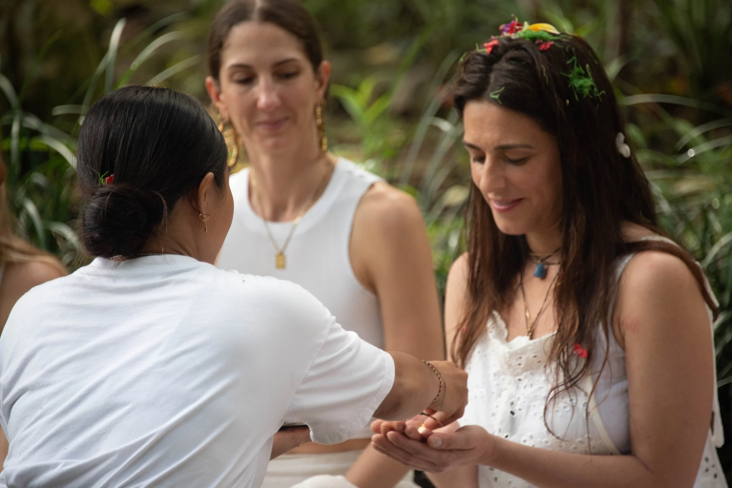 Traditional Balinese offering ceremony honouring nature and spirit, reflecting the island’s deep cultural roots and spiritual atmosphere