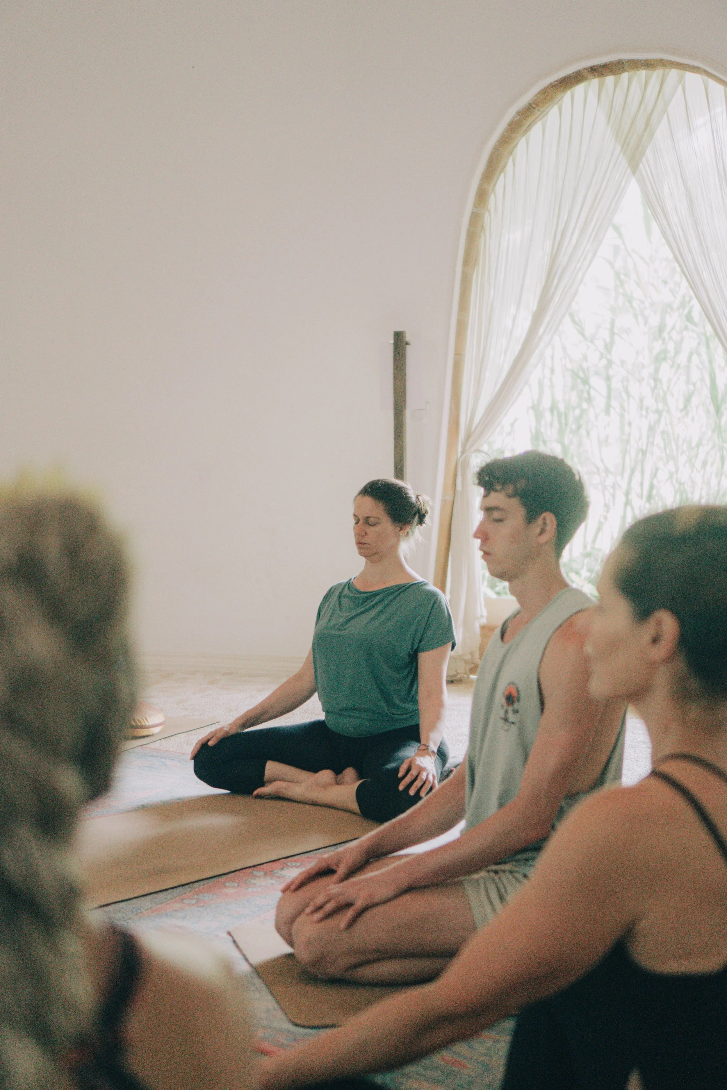 The most authentic 300-hour Yoga Teacher Training in Bali at SKY Yoga and Meditation — an advanced traditional Hatha Yoga course for certified teachers seeking deeper mastery, philosophy, and transformative practice in an eco-village setting.