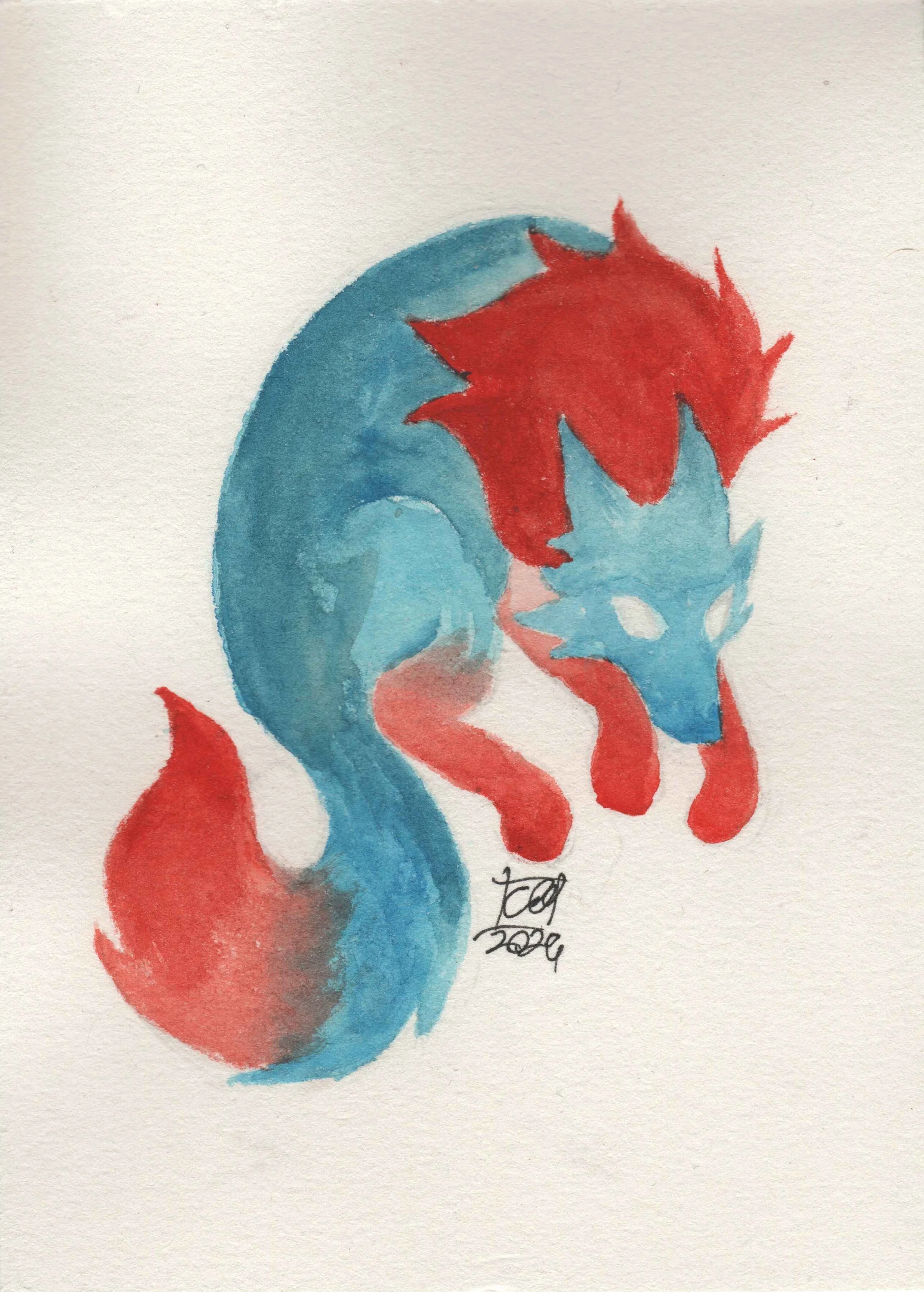Fire & Ice Fox - PRINT