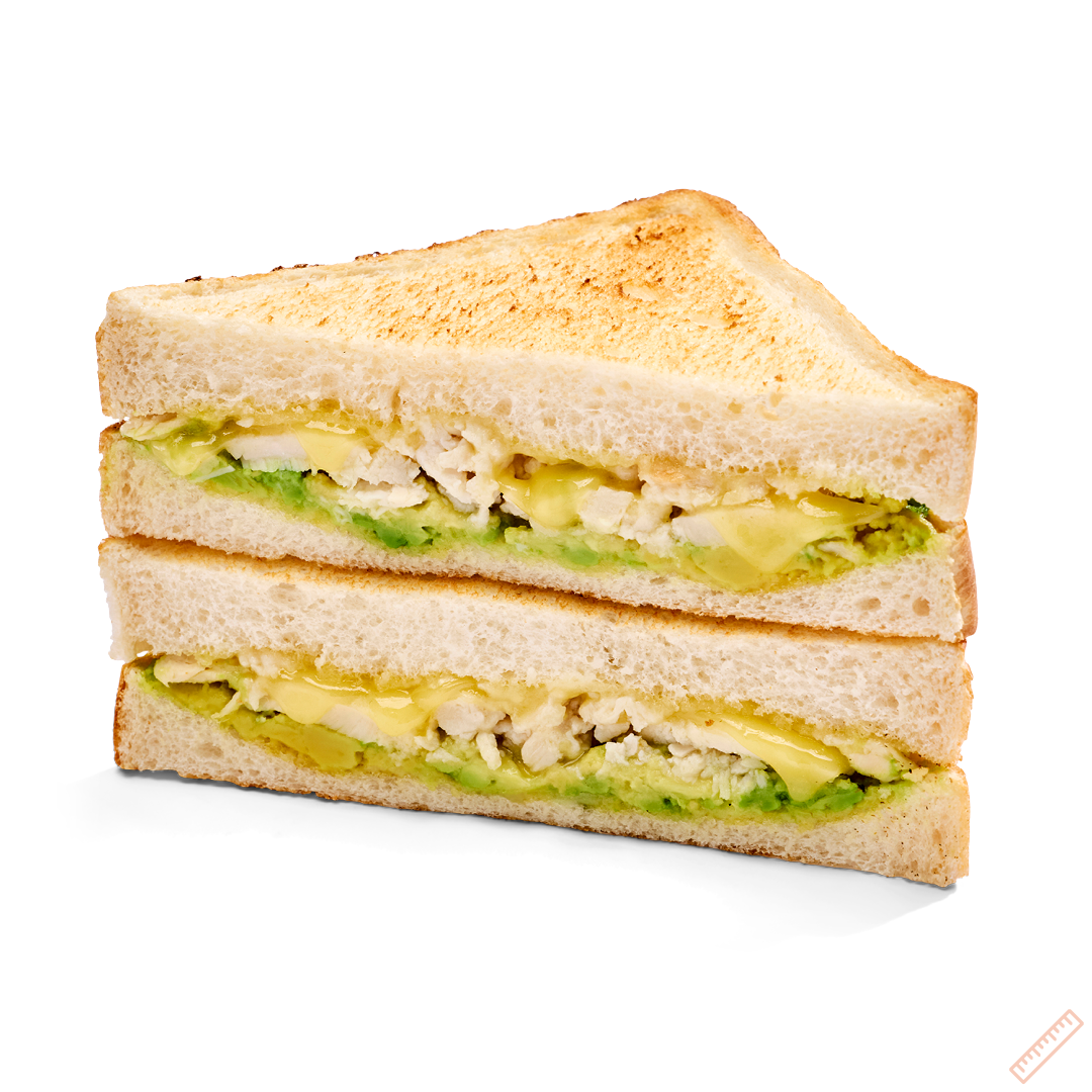 Chicken, Cheese & Avocado Toastie