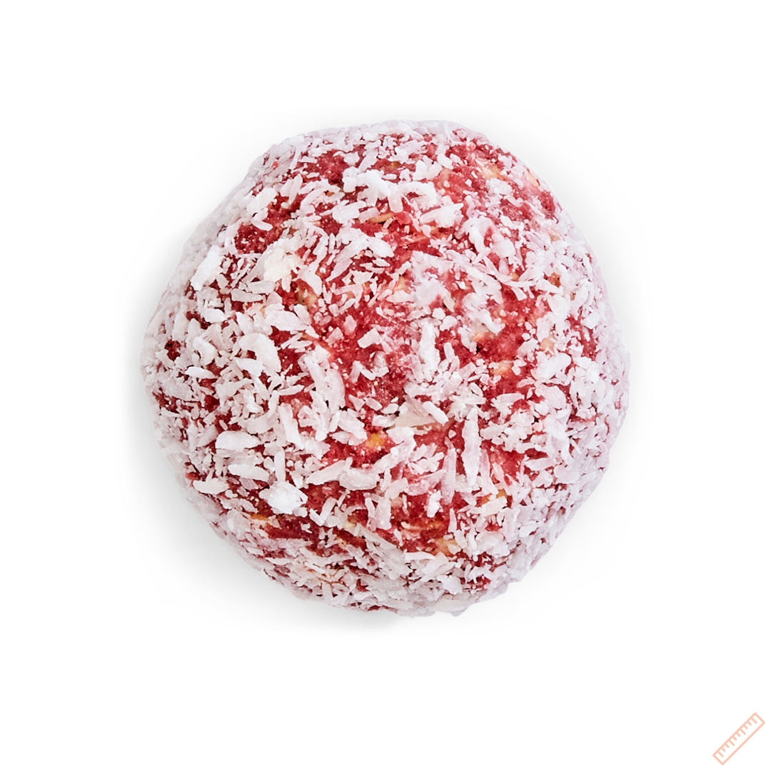Strawberry Coconut Protein Ball