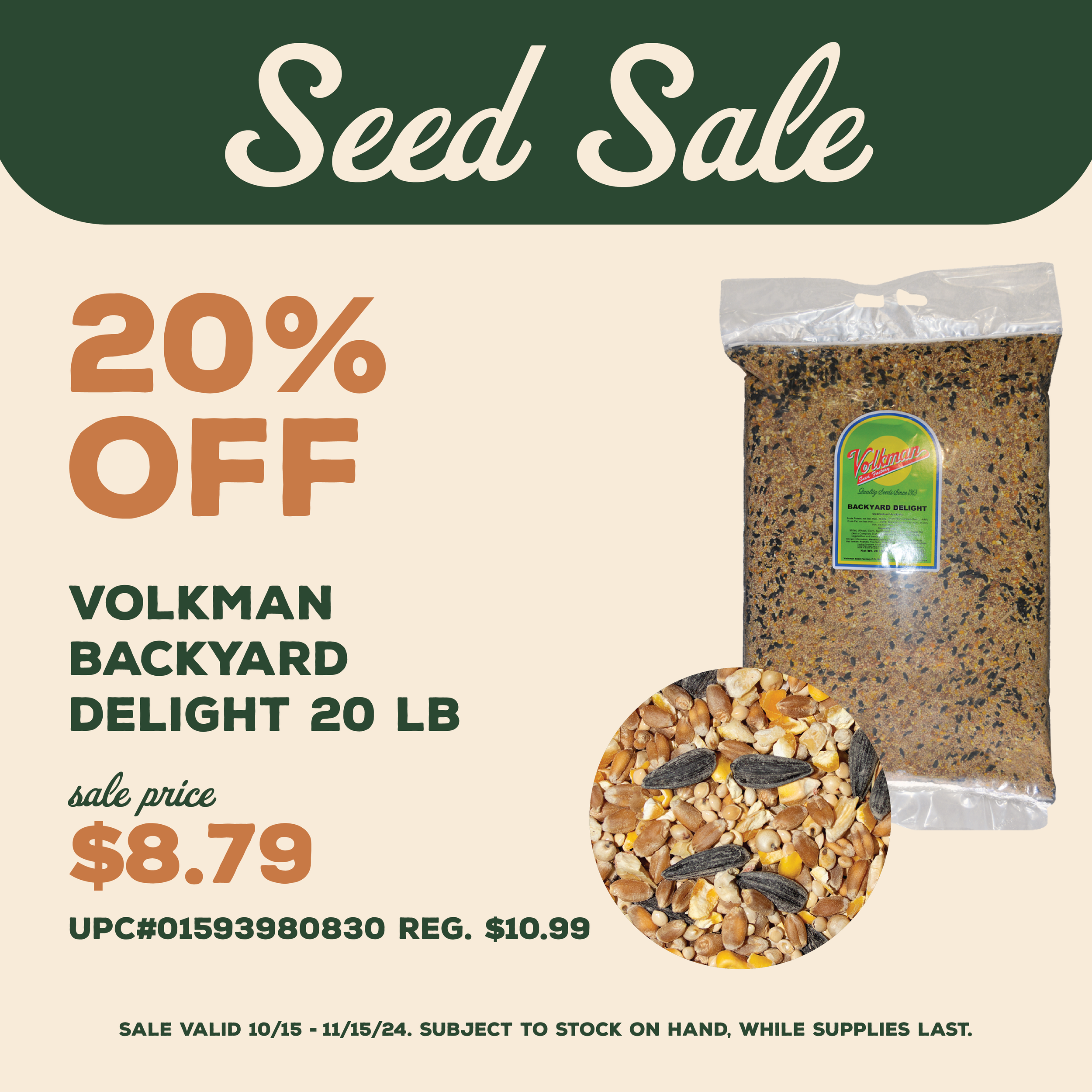 Seed Sale