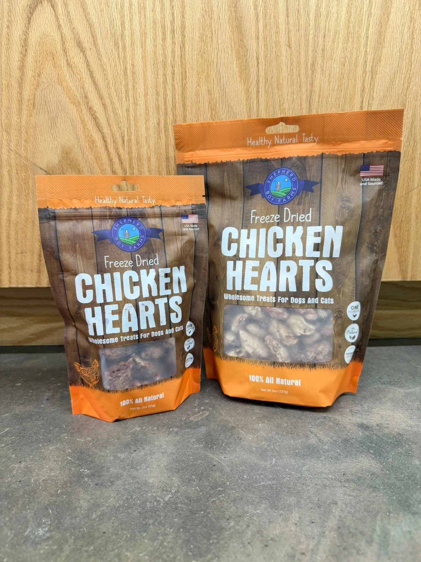 Spread the love this week! ❤️ Freeze Dried Chicken Hearts by @shepherdboyfarms are the perfect Valentine&rsquo;s Day surprise for dogs &amp; cats! They're crunchy, protein-packed (42% protein!), and made with just 1 ingredient. No extras ~ just real,
